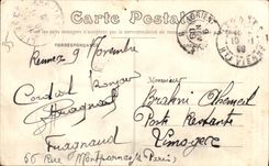 VINTAGE POSTCARD Rennes Basilica Aubin Saint as Notre Dame Good news the Wish representing the churches of the city