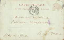 VINTAGE POSTCARD Castle of Pane Seen from of the Road of Rennes