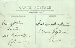 VINTAGE POSTCARD Chinon the Castle and Banks of Vienna