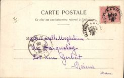 CPA Foret de Lante Route de Combe Laval