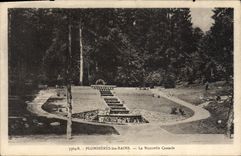 VINTAGE POSTCARD Polmbieres les Bains the New Cascade