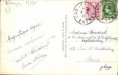 VINTAGE POSTCARD Trayas Peak of Aurele Cape Russet-red