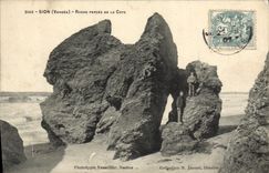 CPA Sion Roche Percee de la Cote