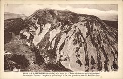 VINTAGE POSTCARD Panoramic Mezenc Seen air Pouring of Vivarais