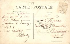 VINTAGE POSTCARD Conches View of the Hospital Old people's home