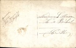 VINTAGE POSTCARD Fantaisie I Want To also leave Femme-enfant Soldier Militaria Red Cross