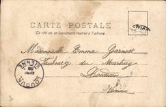 VINTAGE POSTCARD Fantasy Arlequinette Woman Harlequin