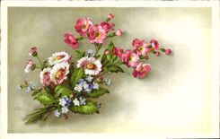 CPA Fantaisie Fleurs