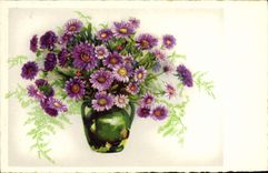 CPA Fantaisie Fleurs