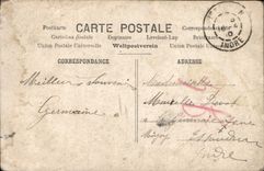 VINTAGE POSTCARD Fantasy Woman Song of the pinks