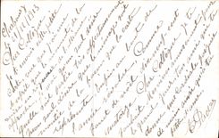 VINTAGE POSTCARD Fantasy Woman Baby