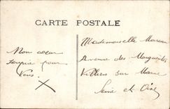 VINTAGE POSTCARD Fantasy Woman Poisson Earthenware