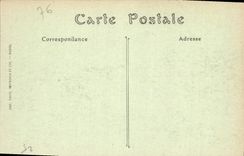 La POSTAL Dieppe de la VENDIMIA las rocas tiene escena de la marea baja de la playa