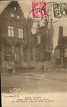 VINTAGE POSTCARD Ruins D' Ypres Small Place Of the Museum And Halies Militaria