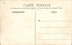 VINTAGE POSTCARD Long Surroundings of Bayeux Picturesque Road going down to the sea Cliffs