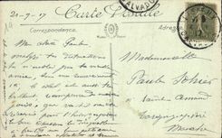 Casas de Lisieux de la POSTAL de la VENDIMIA del décimosexto lugar Victor Hugo