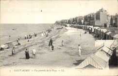 VINTAGE POSTCARD Holy Aubin View Of the Beach