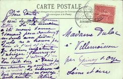 VINTAGE POSTCARD Holy Aubin View Of the Beach