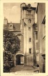 VINTAGE POSTCARD Caen Interior Court Of the House De Carran
