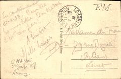 CPA St Pierrevillers Vue Prise De Remenoncourt cachet Longuyon Entrepot Militaria