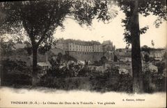 VINTAGE POSTCARD Thouars the Castle Of the Dukes Of Tremoille View
