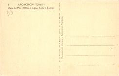 VINTAGE POSTCARD Arcachon Dune Of Pilat