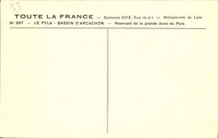 CPA Le Pyla Bassin d'Arcachon Revenant de la grande dune du Pyla