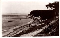 VINTAGE POSTCARD Arcachon Beach Of Abatilles