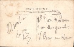 VINTAGE POSTCARD Fantaisie Woman God Protects France Nurse Soldier Militaria Red Cross