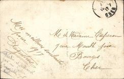 CPA Bonne Annee Fleurs