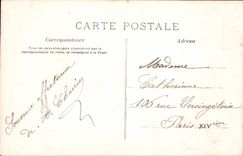 VINTAGE POSTCARD Fantasy Child Fur coat