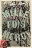 CPA Fantaisie Mille fois merci 