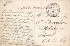 VINTAGE POSTCARD Fantasy Thousand times thank you