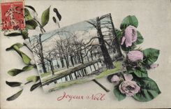 CPA Fantaisie Arbres Noel