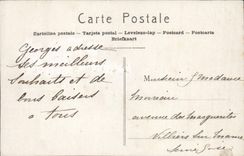 VINTAGE POSTCARD Fantasy Children Cart