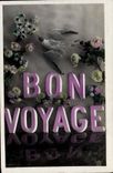 CPA Fantaisie Bon Voyage Oiseau
