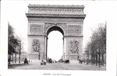 CPA Paris Arc De Triomphe