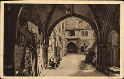 VINTAGE POSTCARD Tulle Cloister of the 13th museum