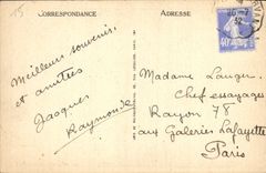 CPA Le Lioran Chemin Des Gorges De I'Alagnon