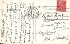 VINTAGE POSTCARD Vire In Be worth the Cascade Of the Park