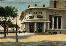 VINTAGE POSTCARD Holy Raphael the Walk And the Large Restoring Casino