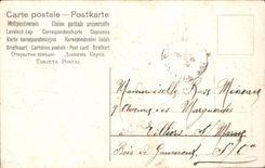 CPA Fantaisie Fleurs poisson