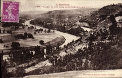 VINTAGE POSTCARD Aveyron Valley Of the Batch Taken De Capdenac the Old man