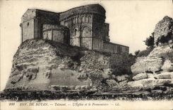 CPA De Royan Talmont L'Eglise Et Le Promontoire