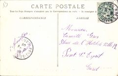 CPA Marseille Le Prado Vu De La Plage