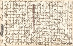 VINTAGE POSTCARD Fantaisie Woman Hope Anchors sea