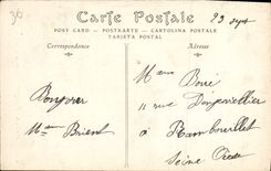 VINTAGE POSTCARD Castle of Valencay Garden of the Duchess