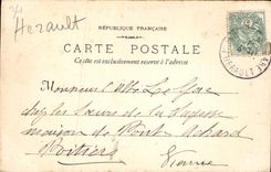 VINTAGE POSTCARD Montpellier the Cathedral and Facuite de Medecine