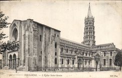 CPA Toulouse L'Eglise Saint Sernin