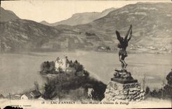 CPA Lac d'Annecy Saint Michel et Chateau de Duingt